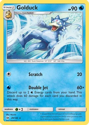 Golduck from SM Base Set