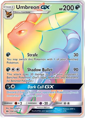 Umbreon GX (Secret) from SM Base Set