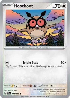 Hoothoot from SV07: Stellar Crown