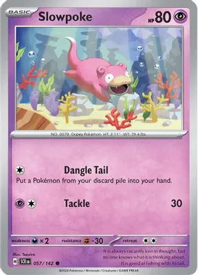 Slowpoke from SV07: Stellar Crown