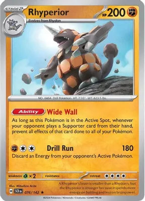 Rhyperior from SV07: Stellar Crown