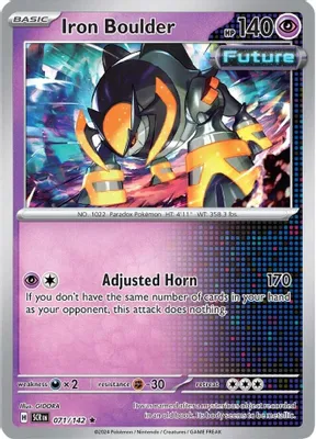Iron Boulder from SV07: Stellar Crown