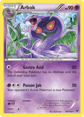 Arbok from XY Base Set