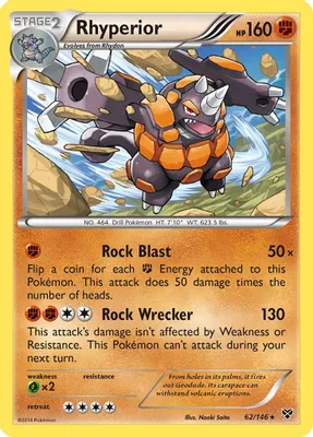 Rhyperior from XY Base Set