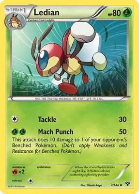 Ledian from XY Base Set