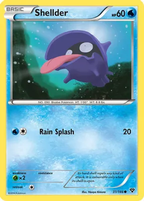 Shellder from XY Base Set