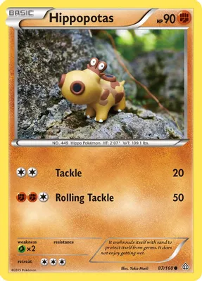 Hippopotas from XY - Primal Clash
