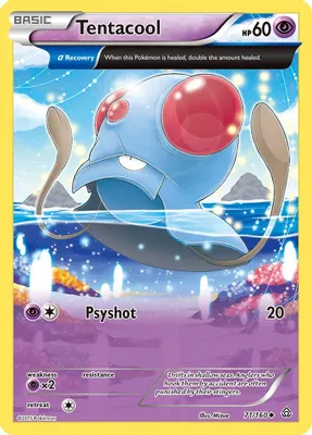 Tentacool (Alpha) from XY - Primal Clash