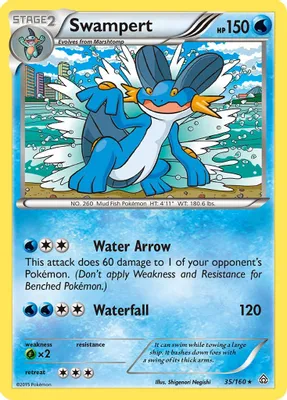 Swampert from XY - Primal Clash