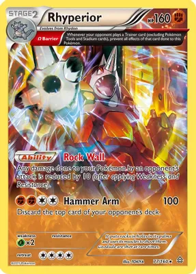 Rhyperior (Omega) from XY - Primal Clash