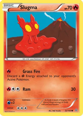Slugma from XY - Primal Clash