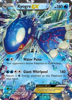 Kyogre EX from XY - Primal Clash