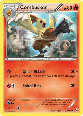 Combusken from XY - Primal Clash