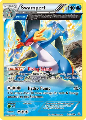 Swampert (Alpha) from XY - Primal Clash