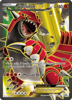Groudon EX (150 Full Art) from XY - Primal Clash