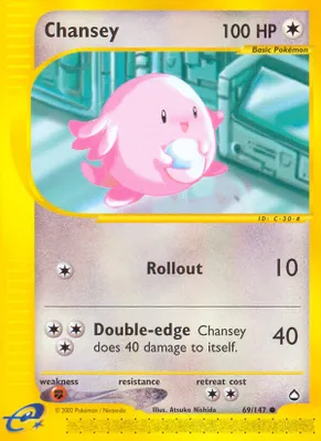 Chansey from Aquapolis