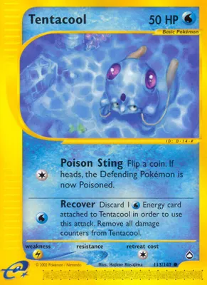 Tentacool from Aquapolis