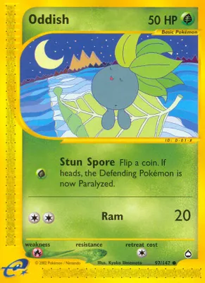 Oddish from Aquapolis
