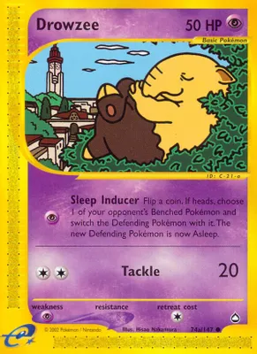 Drowzee (74a) from Aquapolis