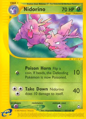Nidorino from Aquapolis