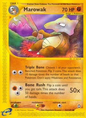 Marowak from Aquapolis