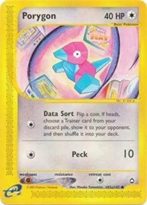 Porygon (103b) from Aquapolis