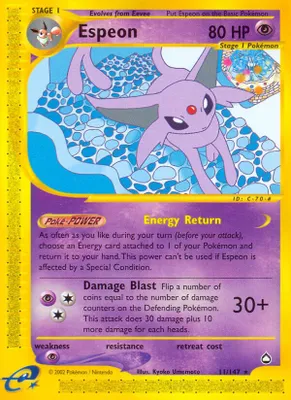 Espeon from Aquapolis