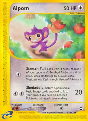 Aipom from Aquapolis