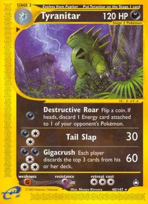 Tyranitar from Aquapolis