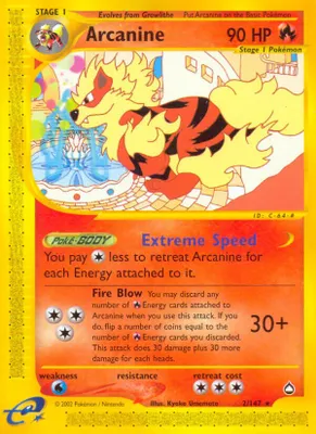 Arcanine from Aquapolis