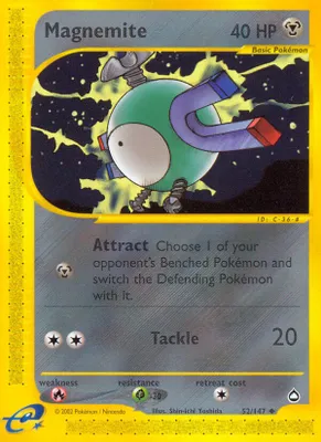 Magnemite (52) from Aquapolis