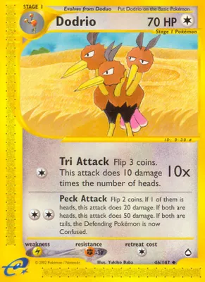 Dodrio from Aquapolis