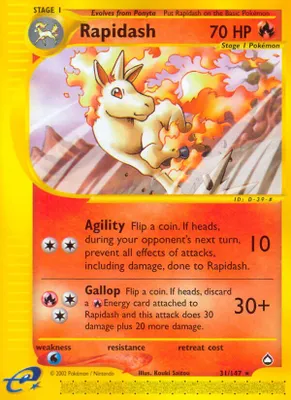 Rapidash from Aquapolis