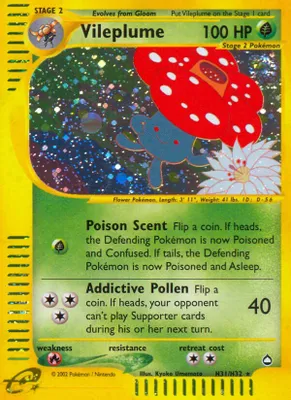 Vileplume (H31) from Aquapolis