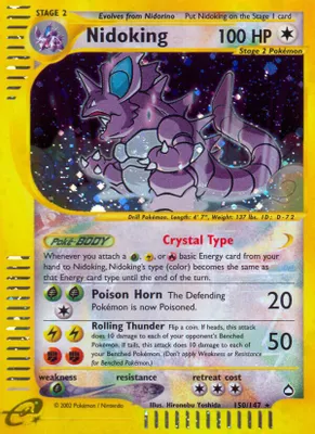 Nidoking (150) from Aquapolis