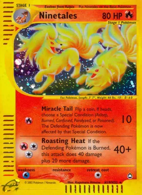 Ninetales (H19) from Aquapolis