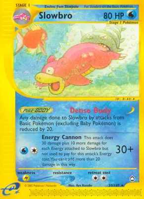 Slowbro from Aquapolis