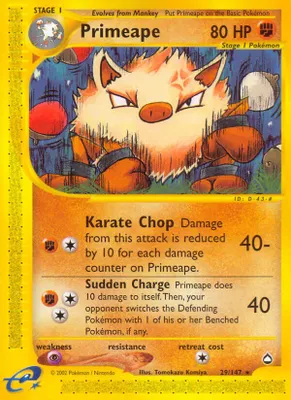 Primeape from Aquapolis
