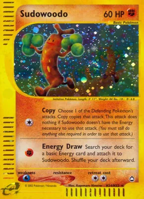 Sudowoodo (H24) from Aquapolis