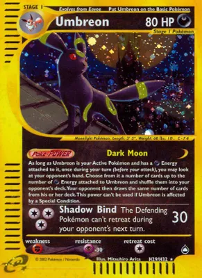 Umbreon (H29) from Aquapolis