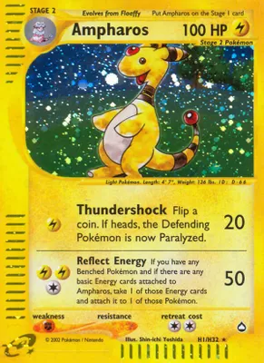 Ampharos (H1) from Aquapolis