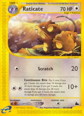 Raticate from Skyridge