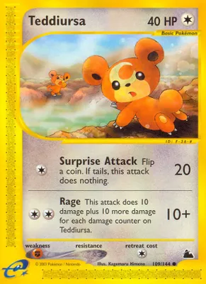 Teddiursa from Skyridge