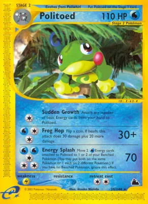 Politoed (25) from Skyridge