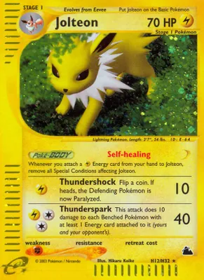 Jolteon (H12) from Skyridge