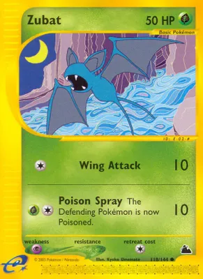 Zubat (118) from Skyridge