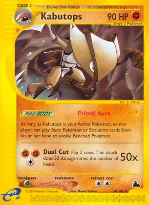 Kabutops (14) from Skyridge
