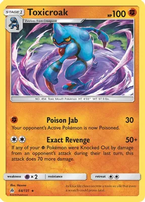 Toxicroak from SM - Forbidden Light