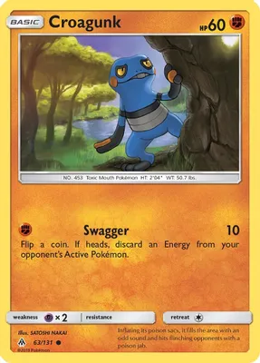 Croagunk from SM - Forbidden Light