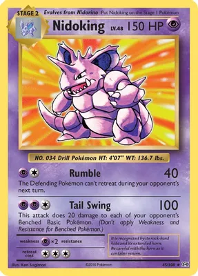 Nidoking from XY - Evolutions